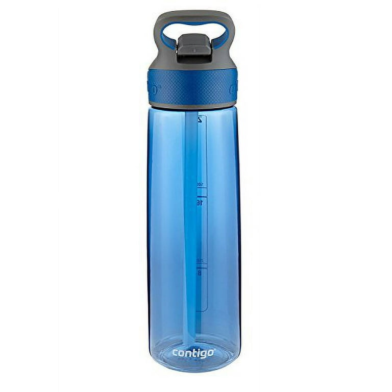 Fraigo Car Straw Water Cup, 16oz Summer Cute Bus Water Bottle with