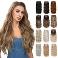 thumbnail image 2 of Typpkmm Extensiones De Cabello SintéTico De De Largo Ondulado 22 ", 2 of 7