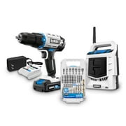 HART 20-Volt ½ in. Drill/Driver and Radio Kit with 50-Piece Accessory Kit