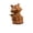 Brown, variant on Bulldog Storage Tray Resin Faux Wood Grain Dog Figurine Multifunctional Grooved Ash Tray Key Bowl Retro Desktop Organizer for Countertop Entryway