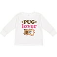 thumbnail image 3 of Inktastic Pug Lover Dog Girls Long Sleeve Toddler T-Shirt, 3 of 5