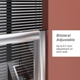 thumbnail image 5 of Hommoo 48"W x 72"H Single Sliding Shower Door, 1/5" Thick Clear Tempered Glass Shower Door with Stainless Steel Handle, Chrome, 5 of 7