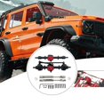 thumbnail image 6 of Dualoai 1/12 RC Front Rear Axle Assembly RC Car Accessory for MN78 MN82 RC Car Model black, 6 of 9