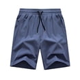 thumbnail image 1 of pstuiky Pantalones cortos para hombre, Pantalones de playa holgados, rectos y cómodos para hombre, pantalones deportivos casuales de cinco puntos Pantalones cortos de golf, 1 of 8