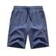 thumbnail image 1 of pstuiky Pantalones cortos para hombre, Pantalones de playa holgados, rectos y cómodos para hombre, pantalones deportivos casuales de cinco puntos Pantalones cortos deportivos para hombre, 1 of 8