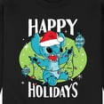 thumbnail image 3 of Lilo & Stitch - Happy Holidays - Men's Crew Neck Fleece Pullover, 3 of 5
