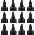 thumbnail image 4 of 50Pcs 28410 Plastic Squeeze Bottle Cap Replacement Black Plastic Bottle Squeeze Heads Dispensing Caps, 4 of 9