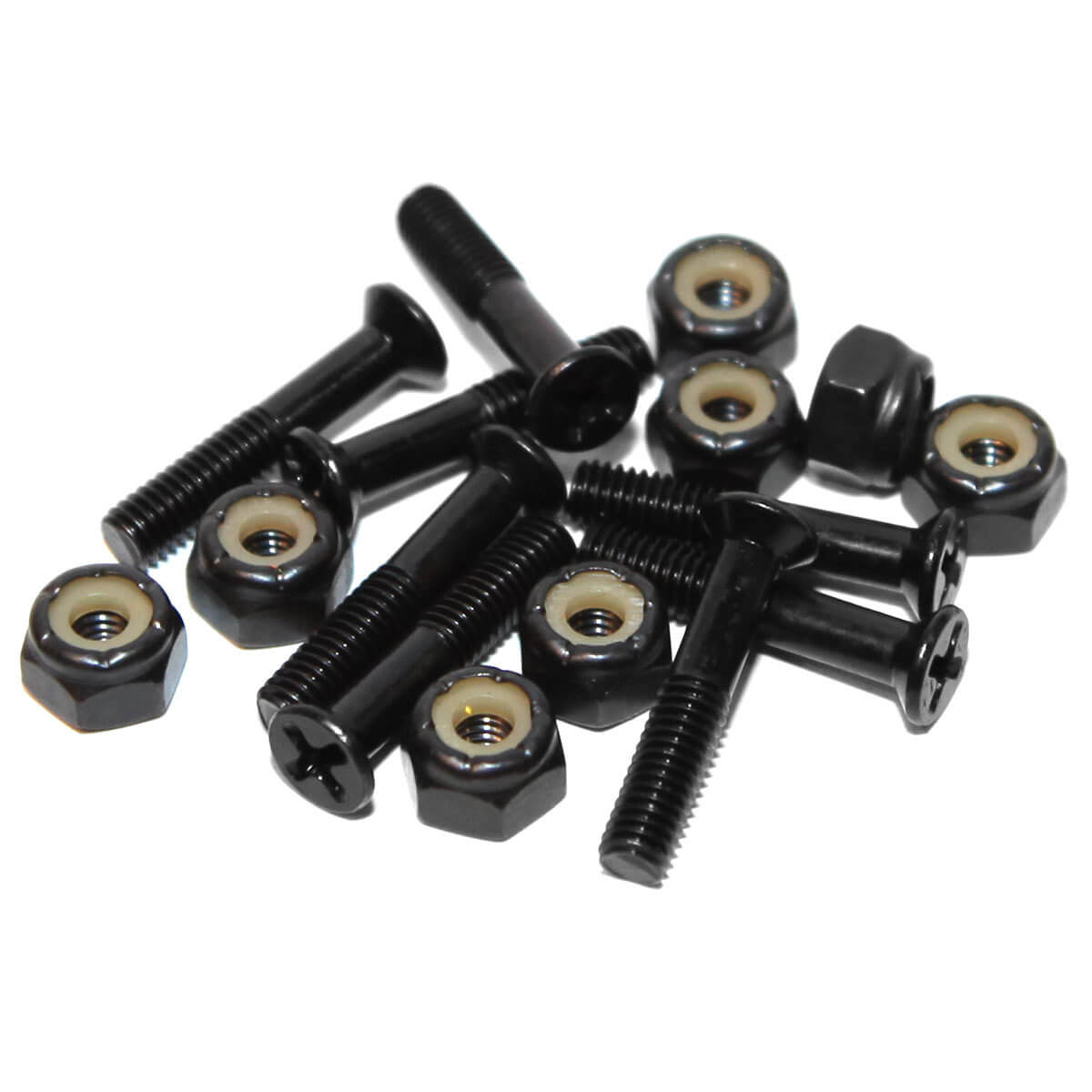 Warehouse Skateboards Phillips Head Black Skateboard Hardware Set 1