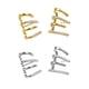 thumbnail image 3 of Qarigey Pendientes De Garra Fáciles De Usar Convenientes Para El Diario Pendientes Para Mujer Amplia Aplicación Elegante Plata Type3 NO3, 3 of 6