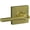 Gold, variant on Schlage F51a-Lat-Col Latitude Single Cylinder Keyed Entry Door Lever Set - Chrome