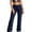 *Dark Blue, variant on VBVC Women's High Waisted WashedJeans , Ladies' Slim Fit Flare Denim Pants , Casual Stretch Bootcut Trousers For Women,Black,S-5XL