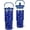 Blue, variant on 30oz Alien Tumbler with Handle and Flip Straw, Ufo Lover Stainless Steel Insulated Cup, Travel Coffee Mug Water Bottle, Birthday Mothers Day Chritmas Gifts for Women Men