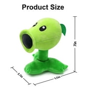 1 PC PVZ Plush Toy,Stuffed Soft Doll Peashooter Plush Toy,Great Gifts for Kids and Fans, Christmas, Hallowen