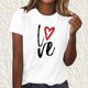thumbnail image 2 of Tops Cortos para Mujeres Casual de Moda Impreso Cuello Redondo, Camiseta de Manga Corta para el Uso Diario, Fiesta Y Cómodo, 2 of 4