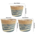 thumbnail image 2 of Harpi Flower Pots Outdoor Clearance, Flower Pots Cover Storage Basket Plant Woven Basket Planter Flower Pot Garden Gardening Pots, Planters & Accessories, 2 of 5