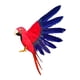 thumbnail image 1 of Figura decorativa de loro de simulación, modelo de loro con plumas, adorno artístico artesanal Estilo C, 1 of 8