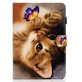 thumbnail image 4 of Fire HD 8 2020 Case, HD 8 Plus Case 2020, Allytech Folio Stand Smart Book Cover Soft TPU Back Slim PU Leather Protective Case with Card Slots for All-New Amazon Fire HD 8" 2020, Butterfly Cat, 4 of 13