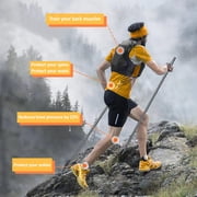 SINGOMON Trekking Pole, Multifunctional Hiking Poles Outdoor Survival Equipment Aluminum Alloy Walking Stick for Hiking Accessories
