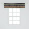 thumbnail image 2 of Ambesonne Geometric Window Valance, Lines Half Circles, 54" X 12", Multicolor, 2 of 3