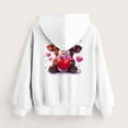 thumbnail image 4 of dazeni Teen Girls Cute Graphic Hoodies Trendy Funny Cow Heart Print Long Sleeve Sweatshirt Y2k Streetwear Hooded Pullover Tops, 4 of 5