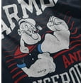 thumbnail image 5 of Popeye Armed Dangerous Biceps Workout Youth T Shirt Tee Boys Infant Toddler Brisco Brands 12M, 5 of 6