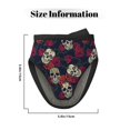 thumbnail image 3 of Pofeuu Roses Skulls Print Thickened Mini Silicone Oven Mitts Heat Resistant, Rubber Oven Mitt Gloves, Finger Pinch Grips, Pot Holder, Silicone Potholder, 3 of 7