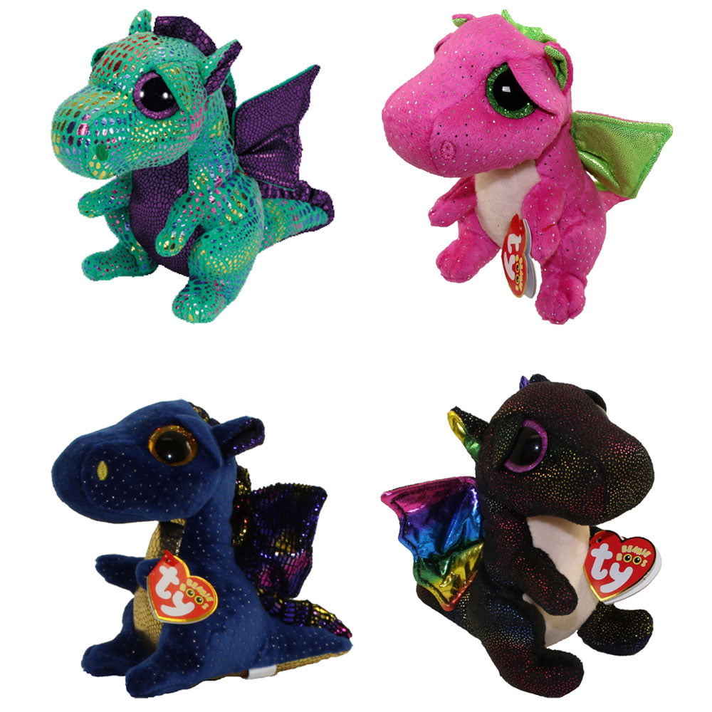 Ty Beanie Boos Cinder The Green Dragon Plush Toy for sale online 