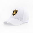 thumbnail image 1 of Lamborghini Racing Baseball Hat Men's Embroidered Sun Visor Cap (white), 1 of 3