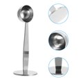 thumbnail image 2 of 2 Pcs Stainless Steel Coffee Tampers Multipurpose Double-headed Spoons (Silver), 2 of 8