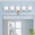 thumbnail image 5 of Livex Lighting Somerville Bath Light in Brushed Nickel, 5 of 16