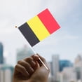 thumbnail image 3 of EeaseMX 50 banderas pequeñas de Bélgica para sujetar con palo, banderas internacionales de países del mundo, decoración para fiestas., 3 of 7