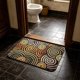 thumbnail image 5 of YiJuHui Super Absorbent Bath Mat, Russian Style Diatom Mud Floor Rug, Quick Drying Non-Slip Bathroom Rug, Water Absorbing Shower Mat for Bathroom Floor Safety, Anti-Mold Bath Mat for Wet Areas, 5 of 6