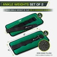 thumbnail image 2 of ProsourceFit Ankle Weights Set of 2 with Adjustable Comfort Fit, 2 of 5