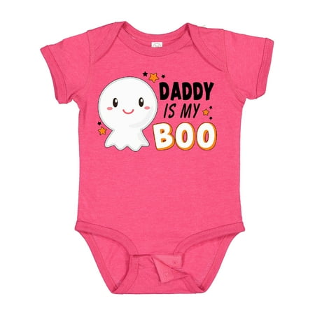 

Inktastic Daddy is My Boo with Cute Ghost Gift Baby Boy or Baby Girl Bodysuit