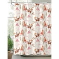 thumbnail image 2 of Fsddascl Pink Western Cowboy Shower Curtain Set - 36" x 78" Washable Bathtub Curtain with 12 Hooks, Retro Ethnic Horse Cactus Plants Waterproof Fabric Stall Shower Curtains for Bathroom/Bathtub, 2 of 6