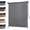 Light Grey, variant on 8'(W) x8'(H) Sesame Outdoor Roller Shade - Cordless Exterior Roll Up Sun Shade for Patio, Pergola, Front Porch, Gazebo - Outdoor Blinds Screens for Patio