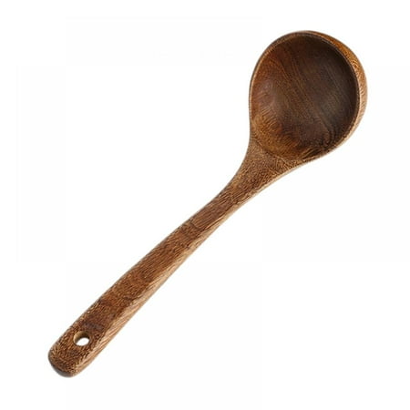 

Wooden Ladle Long Handle Ladle Utensils For Soup Handmade For Kitchen Cookware Tableware Ramen Pot Filter Spoon Soup Ladle