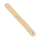 thumbnail image 5 of Asa de bolso Hebilla fija Bolso versátil Correa de hombro simple y portátil Fácil de usar Plata amarilla clara, 5 of 9