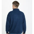 thumbnail image 4 of Mens Blue Irish Wool Sweater Made By Aran Woollen Mills, Size XX-Large, 4 of 6