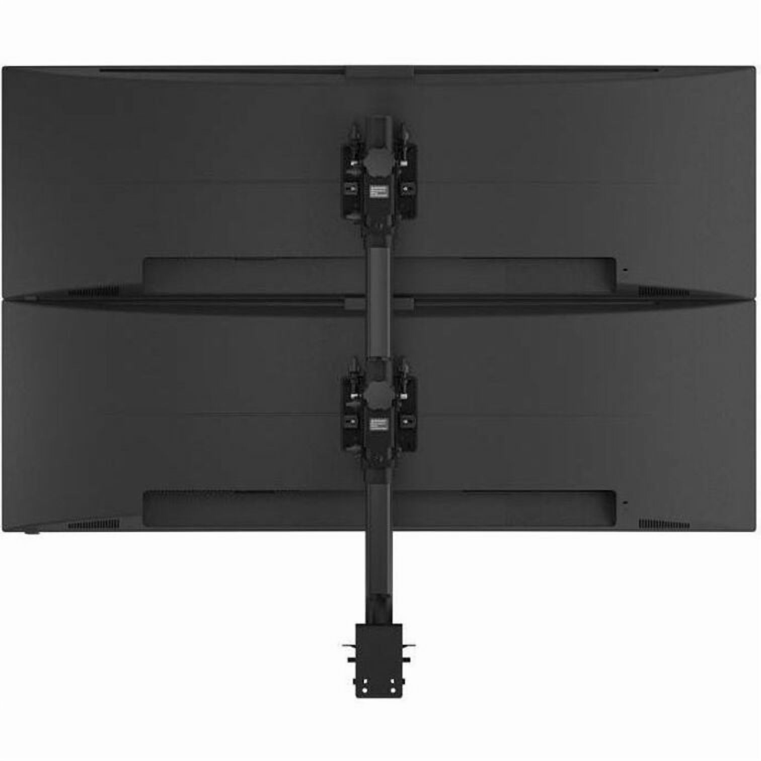 Atdec Heavy Duty Dual Vertical 24-55" Monitor Desk Mount Black AWMS2BT75HB