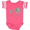 thumbnail image 3 of Inktastic Lil Bro Matching Elephant Boys Baby Bodysuit, 3 of 5