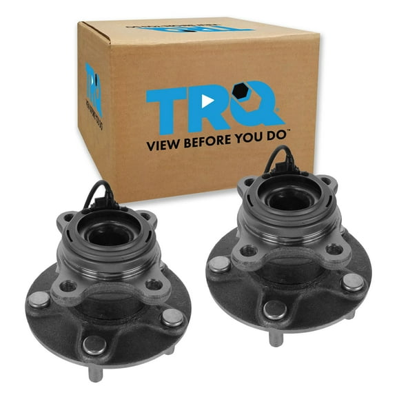 TRQ Wheel Bearing & Hub Assembly Rear Pair Set of 2 for 07-13 Suzuki SX4 AWD BHA53887