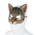 thumbnail image 4 of Halloween Cat Mask Half Face Animal Cosplay Party Props for Unisex Costume Events, 4 of 4
