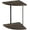 Brown, variant on NEX Rustic 9" x 15" 2-Tier Brown Floating Corner Shelf