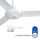 thumbnail image 4 of Narvik, Paquete de 3 Ventiladores de Techo Industrial, 3 Aspas de Aluminio, Control de Pared, Blanco, 4 of 9