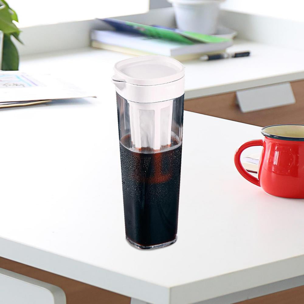 Cold Brew Coffee Maker, 1.1L Leakproof Travel Coffee Mug Large Capacity