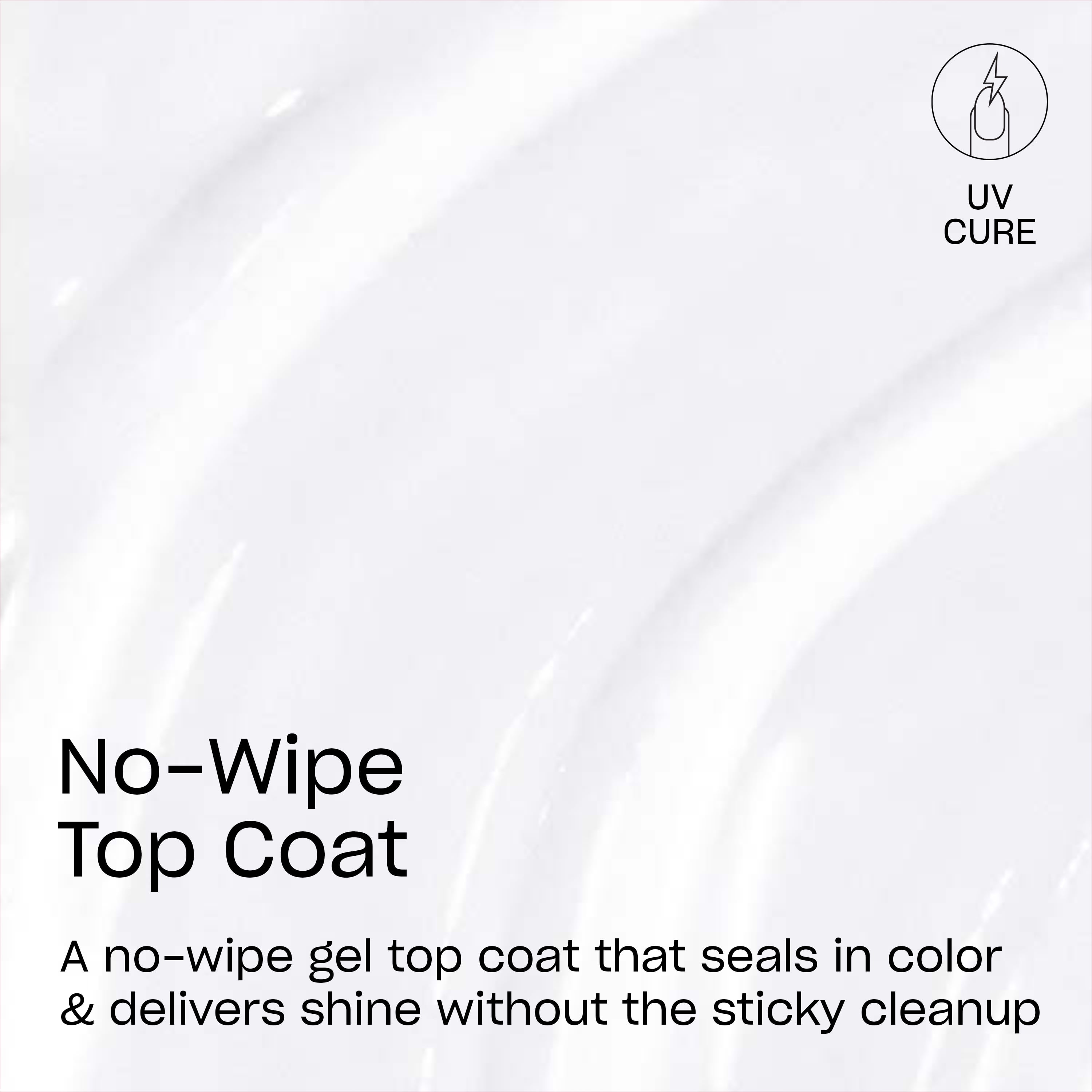 OPI GELement Collection, No Wipe Gel Nail Polish Top Coat, Clear High Shine, 9 mL, 0.3 Fl. Oz.
