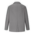 thumbnail image 5 of Brnmxoke Mens Linen Blazer Lightweight,2023 Men's Casual Suit Blazer Jackets Lightweight Linen Notched Collar Tailored Cardigan Tops Plain Single-Breasted Sports Coats, 5 of 7