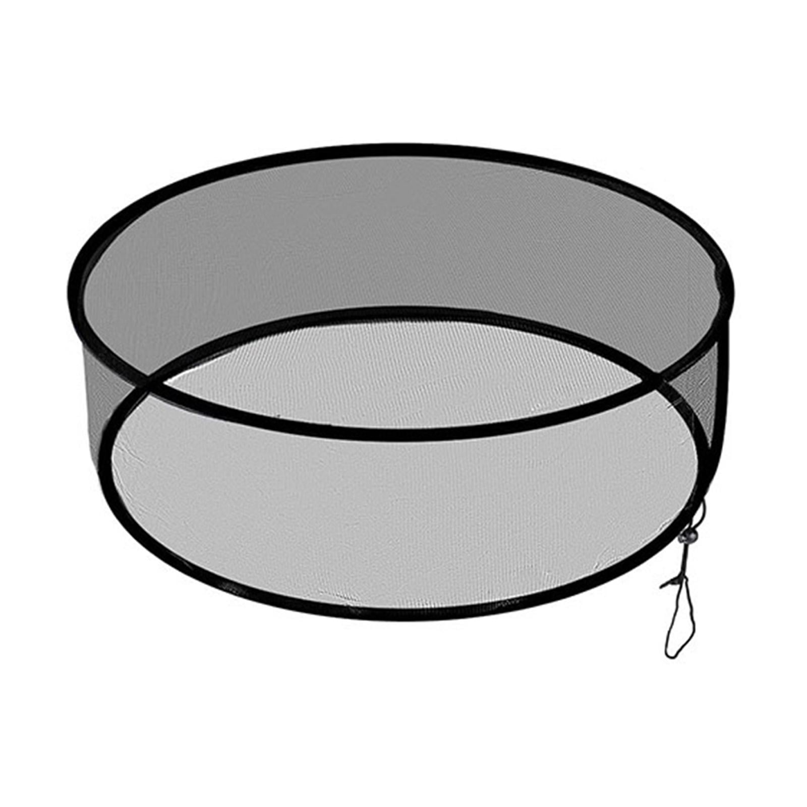 simhoa Rain Barrel Mesh Cover Water Collection Buckets Cover Accessory Practical Easy to Install Premium Rain Barrel Netting Screen 95cmx95cmx25cm