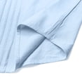 thumbnail image 6 of Maqroz Men's Summer 2-Piece Long Sleeve Button Down Top with Wide Leg Trousers Casual Business Wear Office Smart Relaxed Coordinated Lightweight Outfit with Pockets, 6 of 6